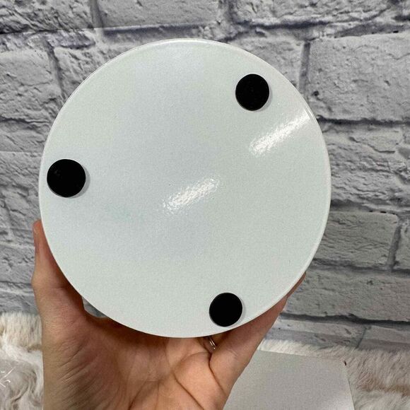 The 2 Bandits Tiered Catchall Tray White 3 Tier Felt‎ Lined Wood Post - Picture 4 of 5